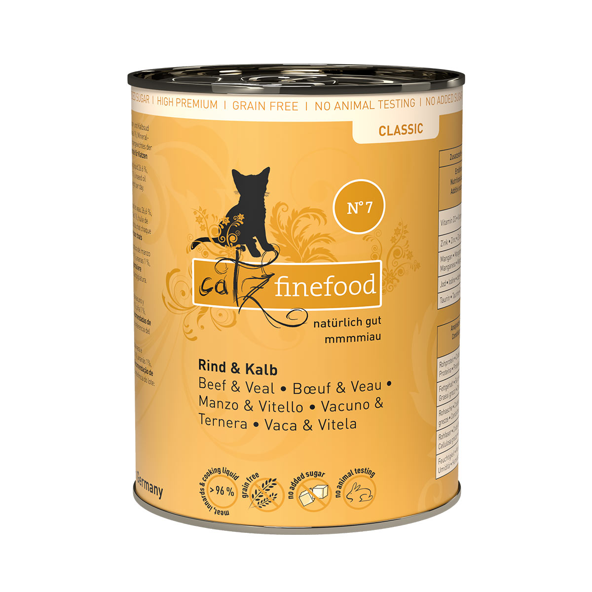 Catz Finefood Classic N° 7 - Rind & Kalb kaufen bei ZooRoyal