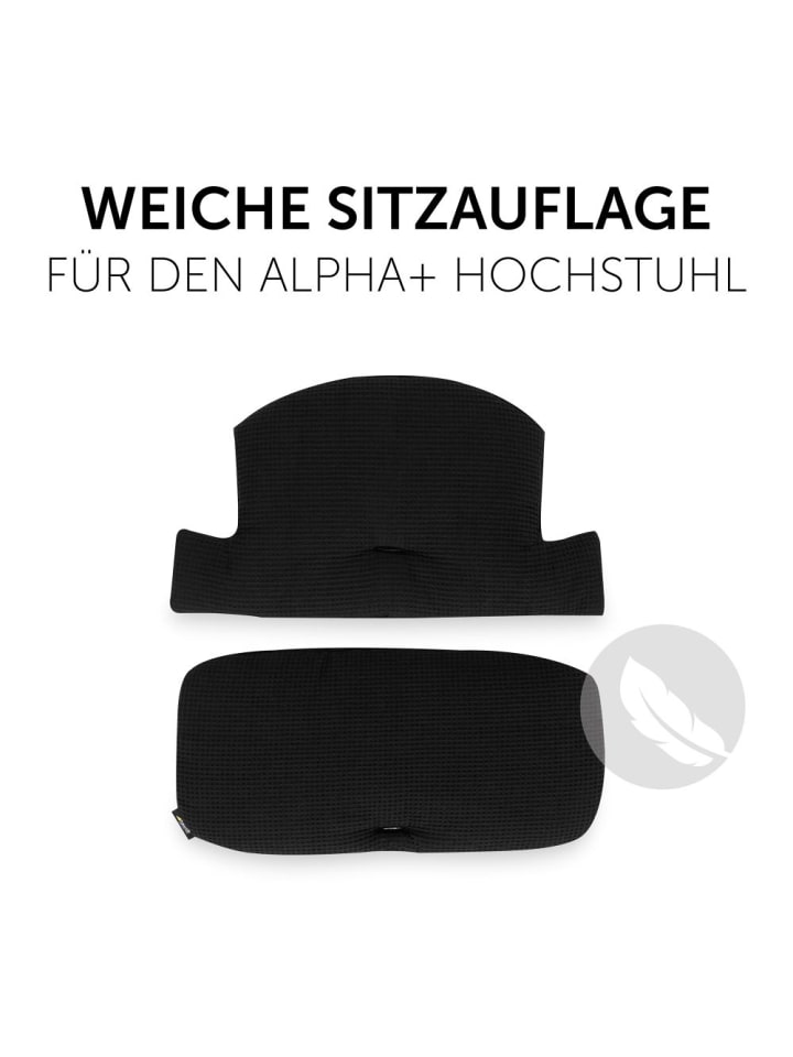 Hauck Sitzkissen / Hochstuhlauflage für Alpha Hochstuhl - in schwarz günstig kaufen onesize