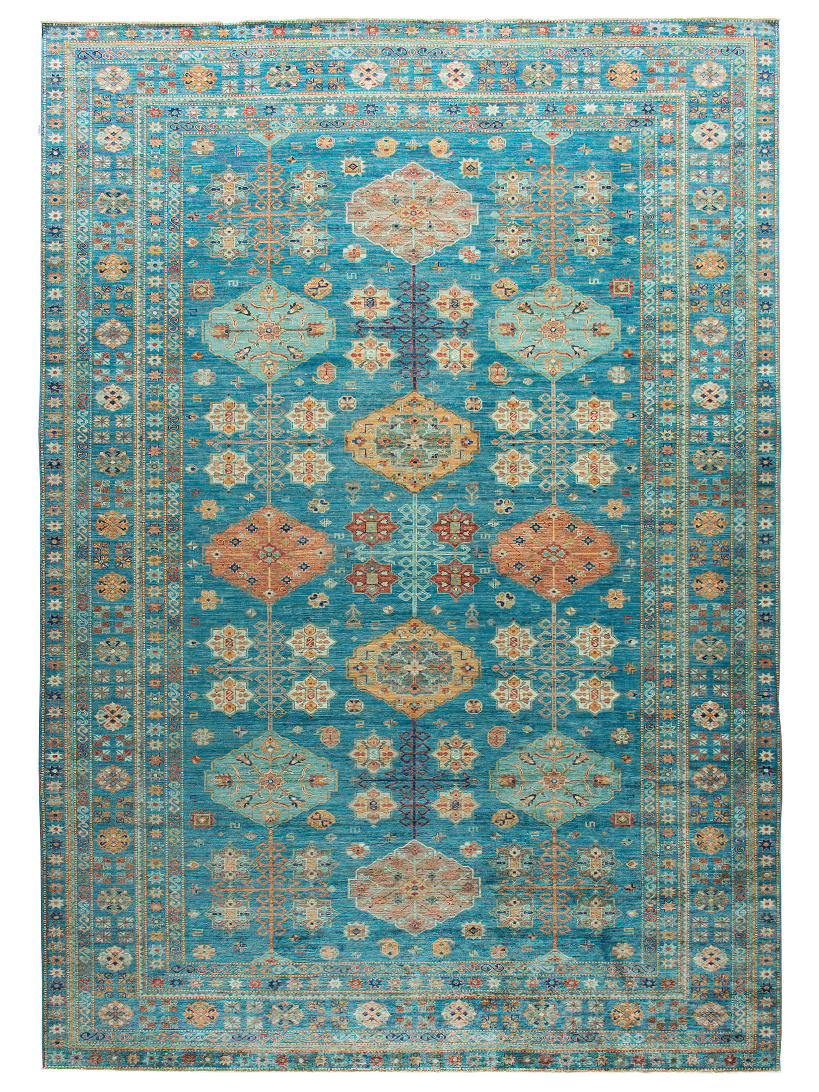 Kazak Ghazni ca. 306 x 434 cm, Unikat / Einzelstück
