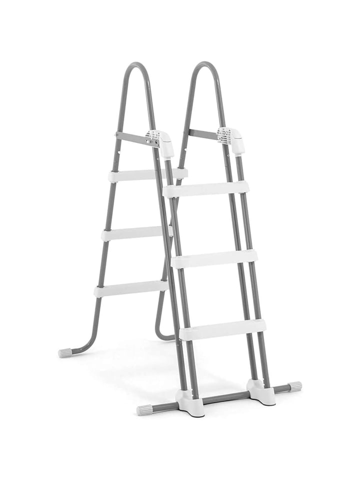 Intex Sicherheitsleiter für Pools (Höhe 91 und 107cm, Stufen entfernbar) in grau günstig kaufen onesize