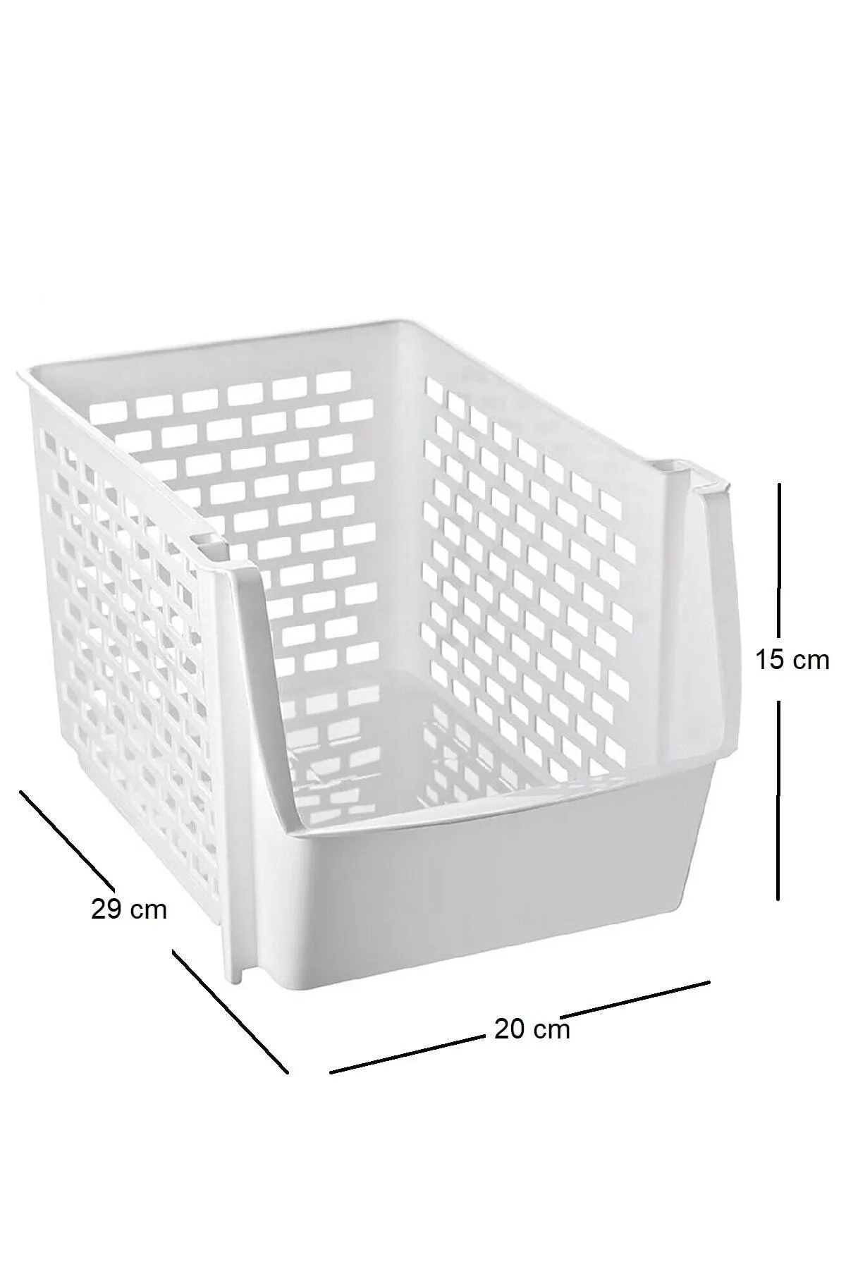 Meleni Home  Stapelbares Badezimmer-Küchenschrank-Organizer-Regal 20 cm