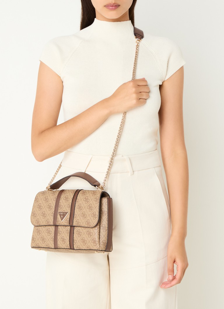 Borsa a tracolla GUESS Noreen con stampa logo