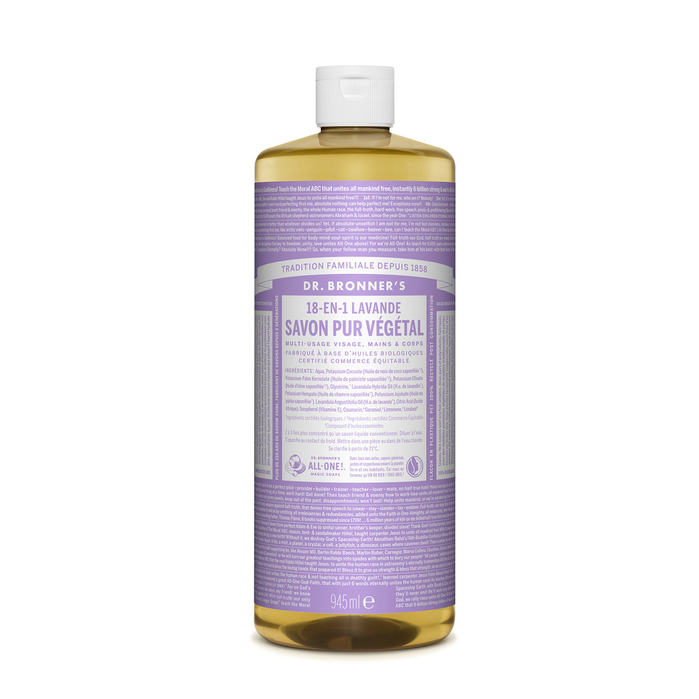 Dr Bronner's Dr Bronner's - Savon liquide Lavande - 945ml Savon liquide