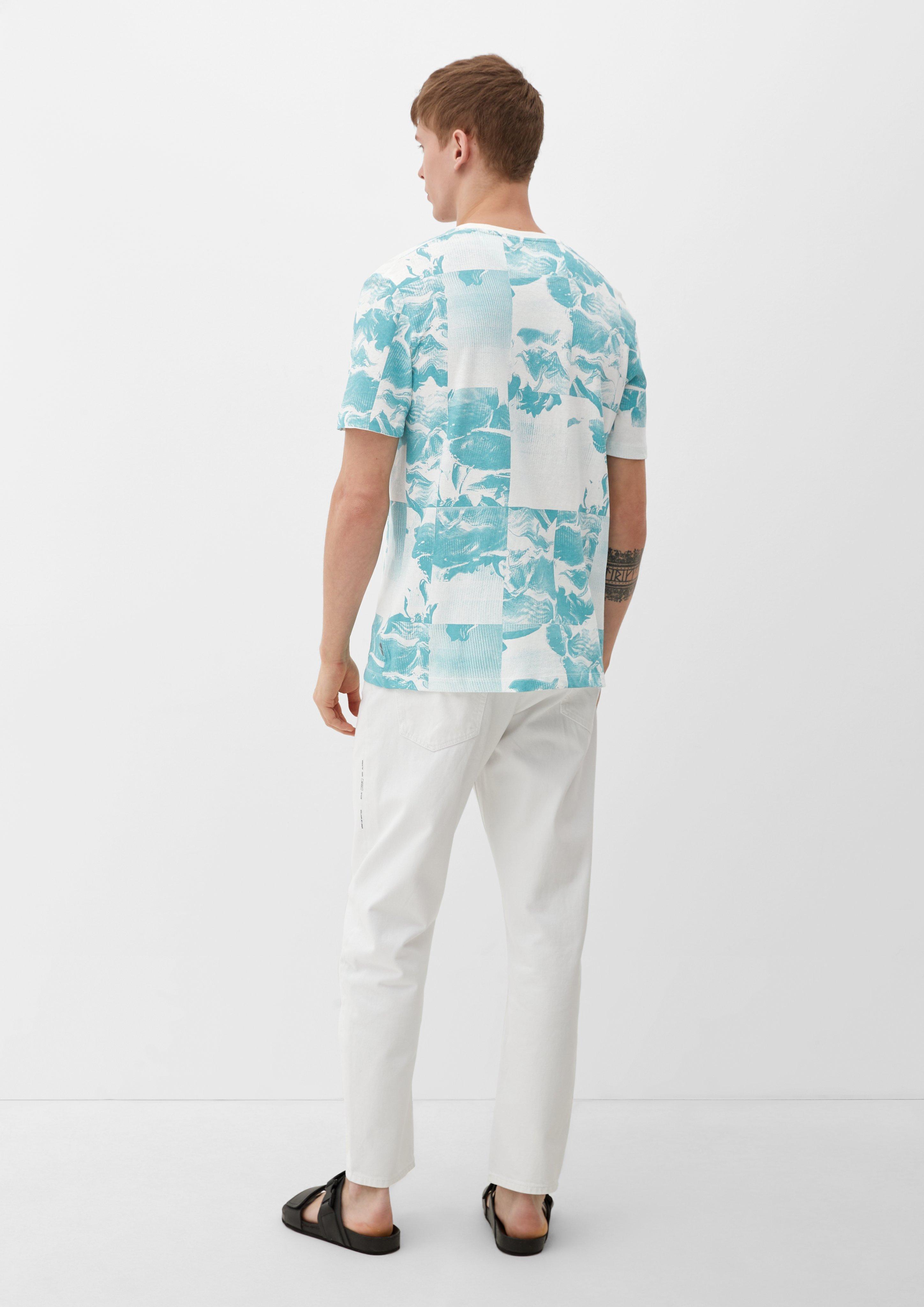T-Shirt mit Alloverprint  2129839-01A9