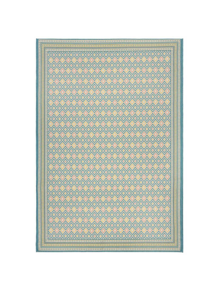 KADIMA DESIGN Outdoor-Teppich in Pastell, geometrisch, pflegeleicht und rutschfest günstig kaufen