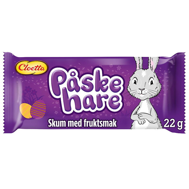 Cloetta Påskehare skum 22 g