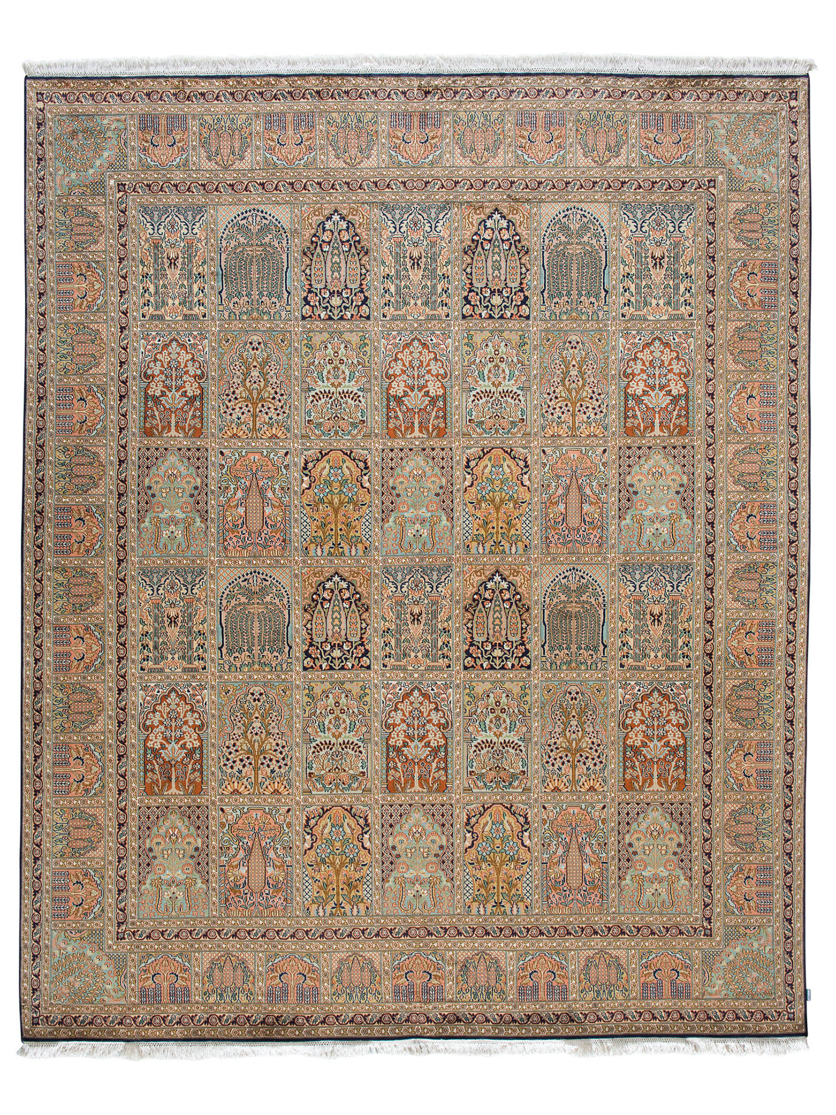 Kaschmir Seide 16/16 ca. 252 x 307 cm, Unikat / Einzelstück