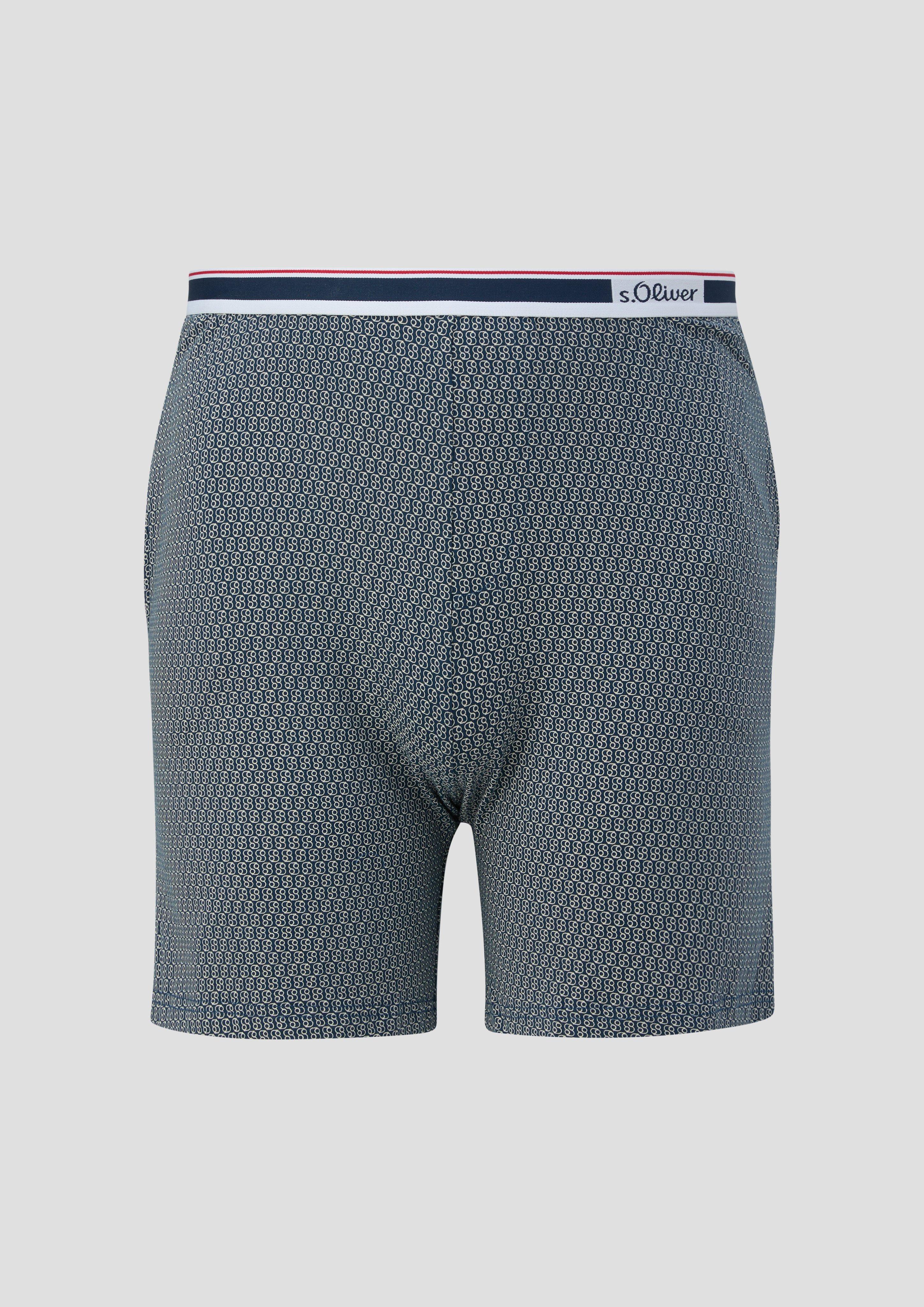 Pyjamahose mit Allover-Print  6008420-57A3
