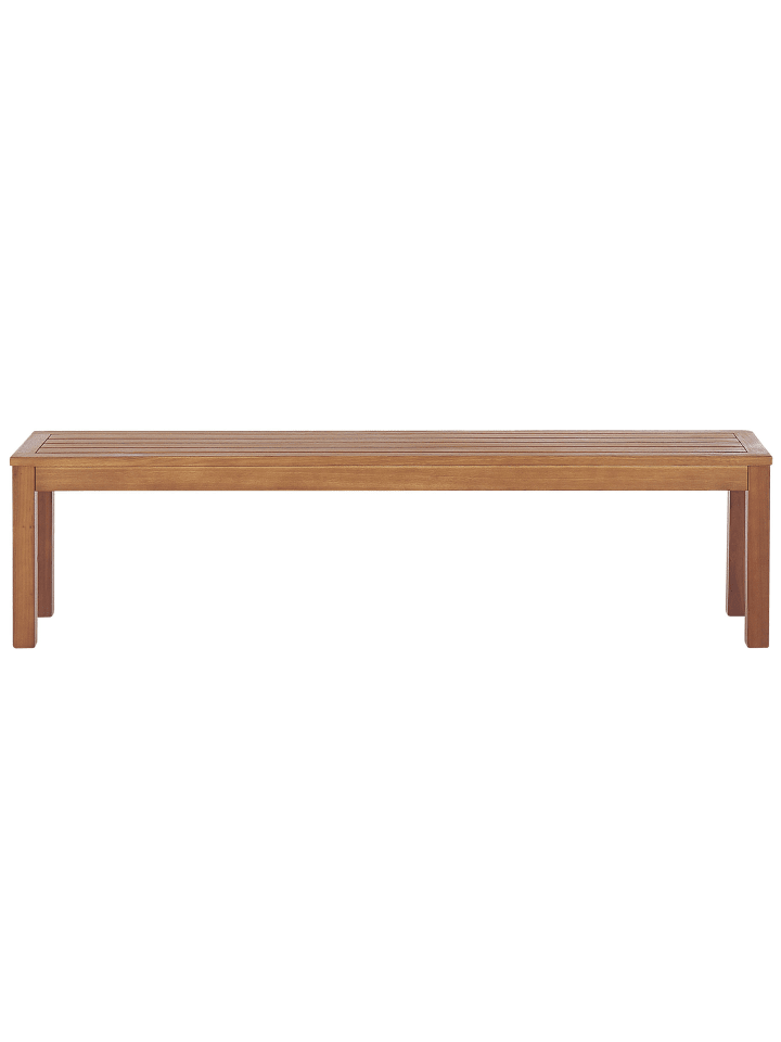 Beliani 3-tlg Gartentisch Set MONSANO in Heller Holzfarbton günstig kaufen onesize
