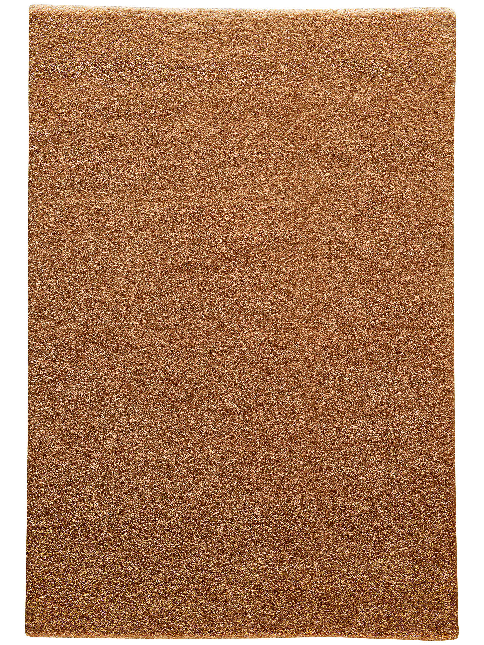 Lounge Hochflor-Teppich, Cognac
