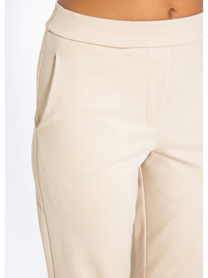 SASSYCLASSY Jersey Chinos in beige günstig kaufen