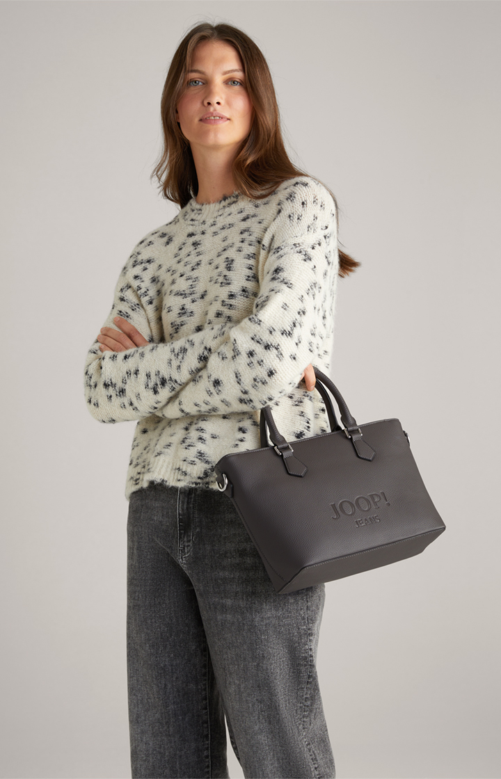 Handtasche Lettera Ketty in Dunkelgrau