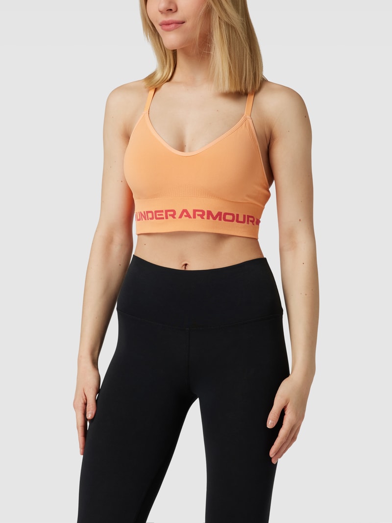 Bustier mit elastischem Logo-Bund in orange