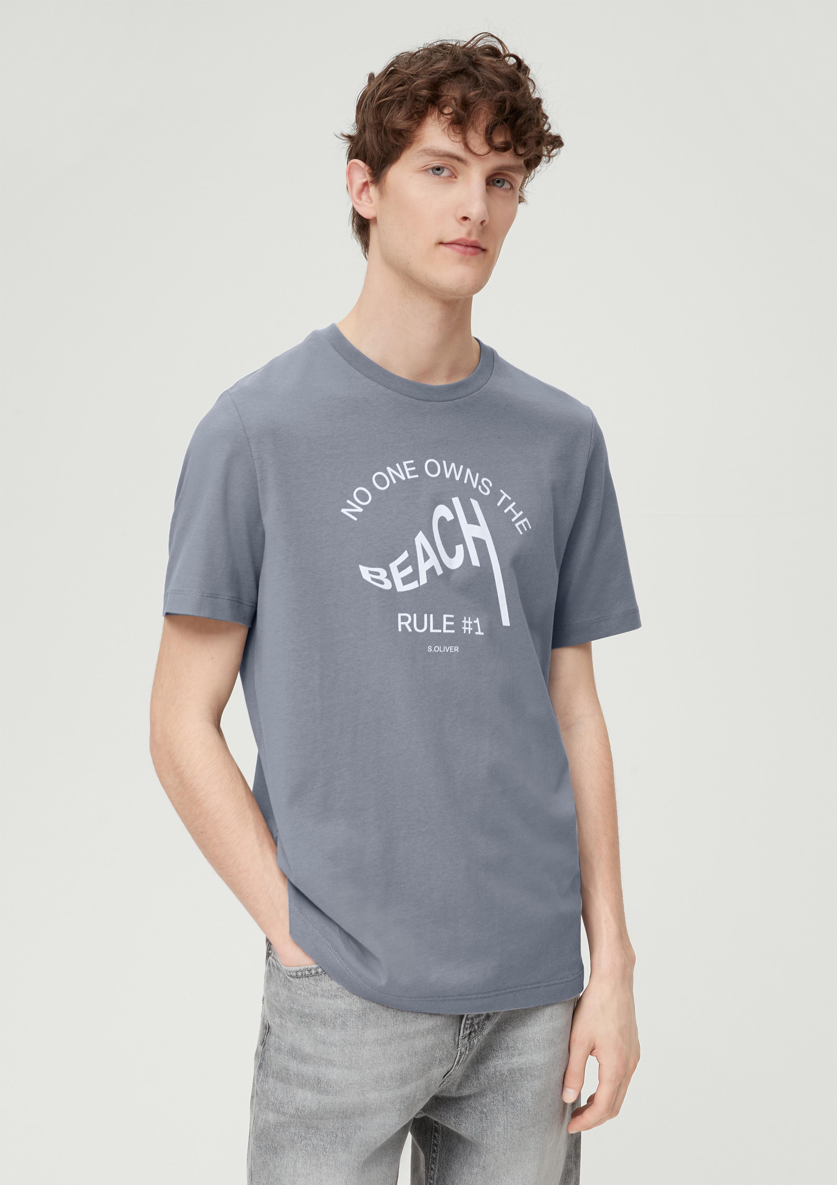 Baumwollshirt mit Frontprint  2137550-95D3