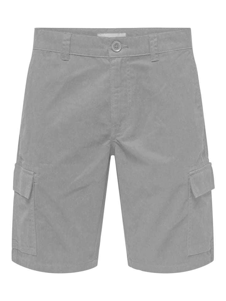 Only&Sons Shorts 'TURIN' in grau günstig kaufen