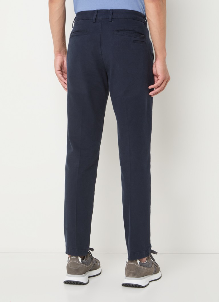 Pantaloni chino HUGO BOSS P-Kaiton Slim Fit din amestec de lyocell
