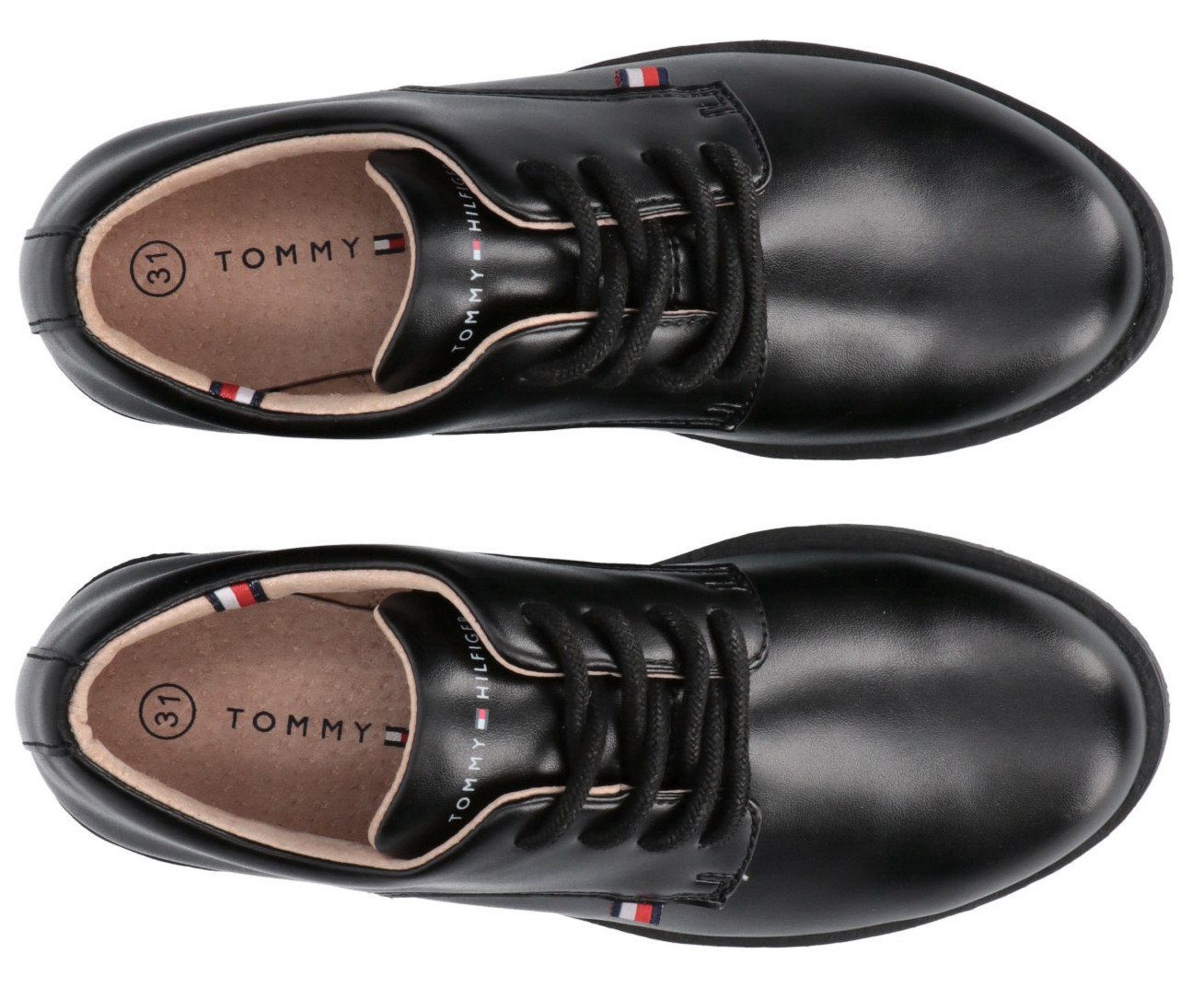 Tommy Hilfiger LOW CUT LACE-UP SHOE Schnürschuh mit dezentem Logoflag
