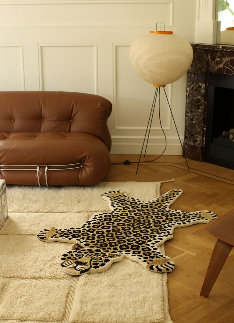 Doing Goods Loony Leopard rug 150 x 90 cm