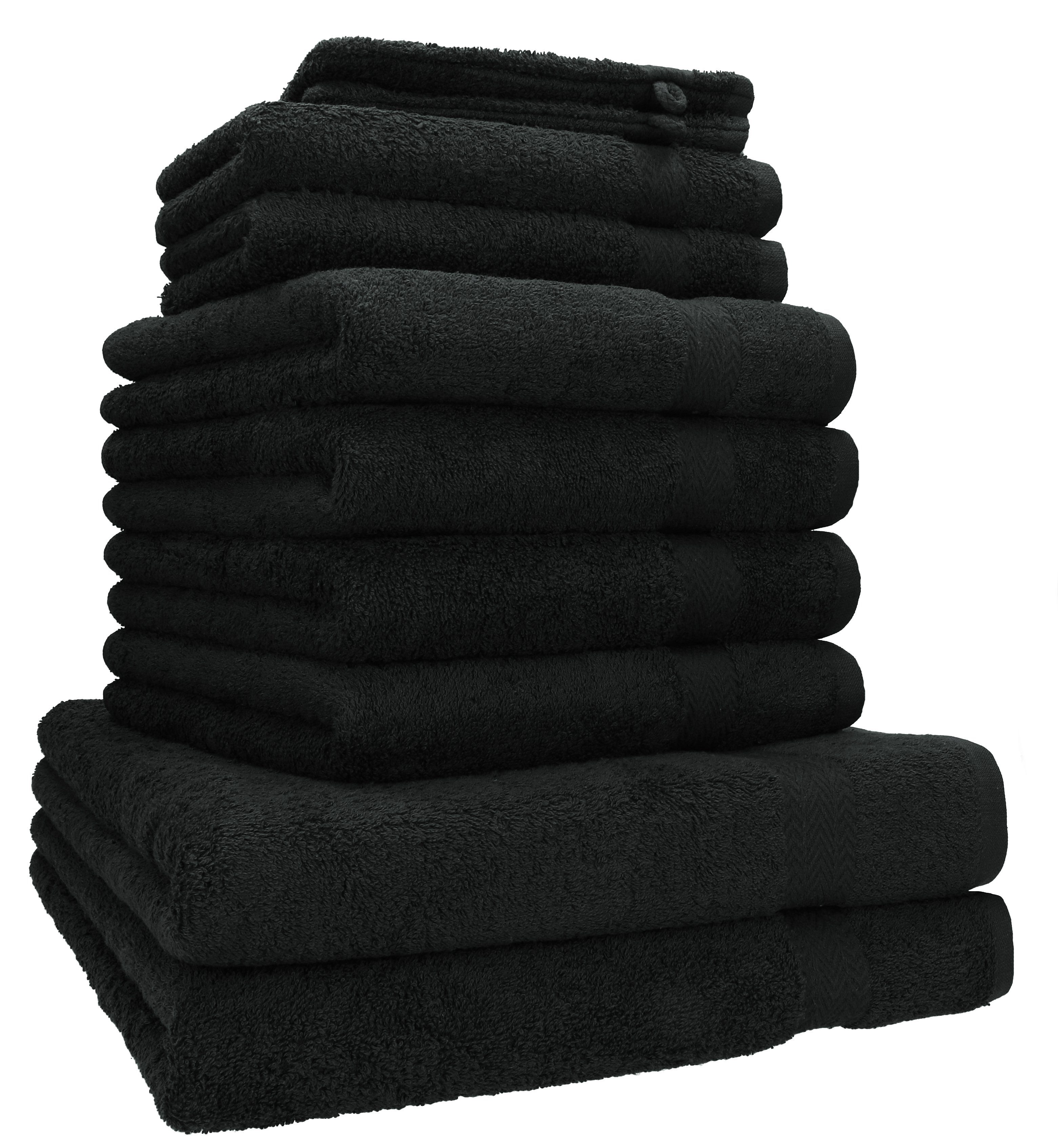 Betz Handtuch Set 10-tlg. Handtuch-Set PREMIUM 100% Baumwolle, 100% Baumwolle, (10-tlg)