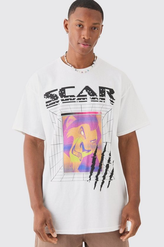 Oversize T-Shirt mit lizenziertem Disney Scar Print