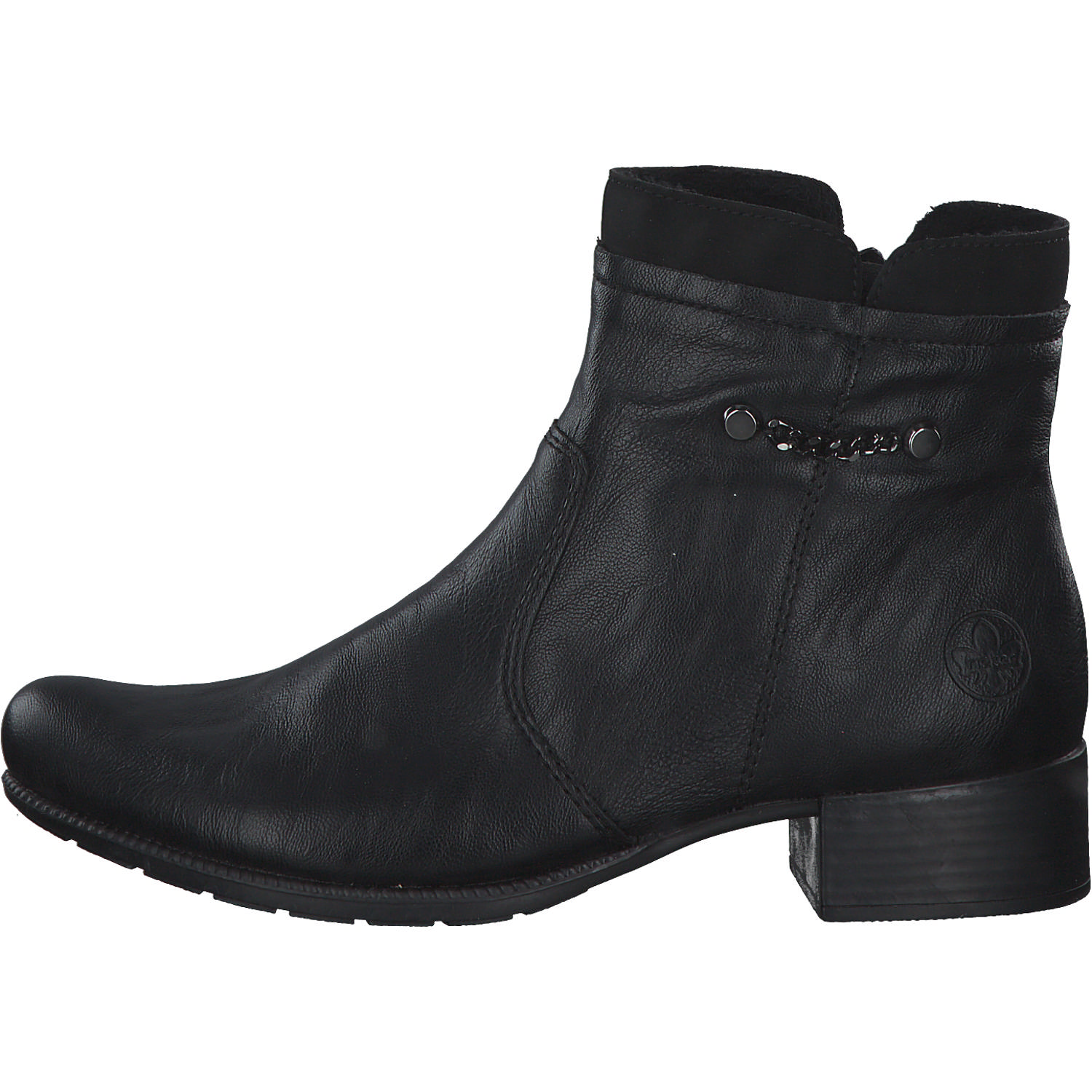 Rieker 78660, Stiefeletten, Damen, Schwarz