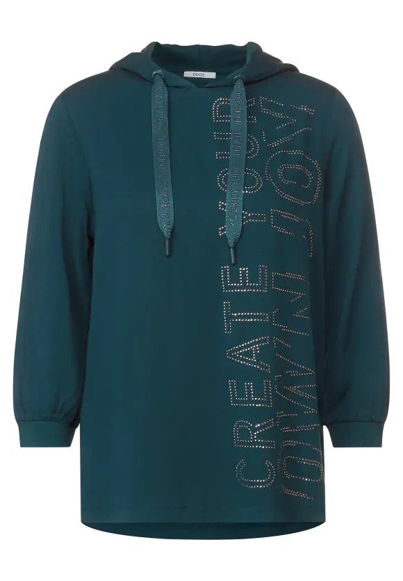 CECIL Hoodie Bluse mit Kapuze