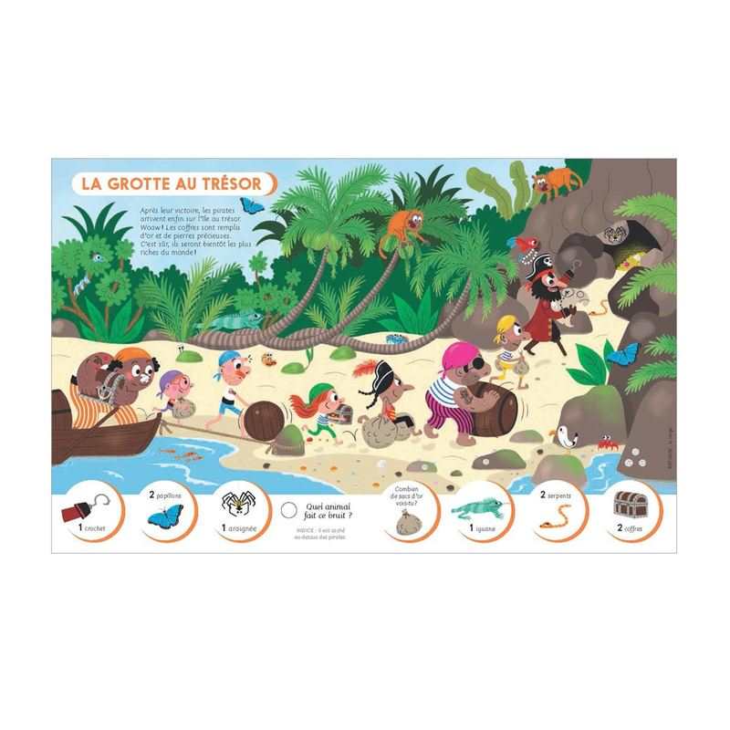 Livre Ecoute et trouve les pirates - Larousse Jeunesse