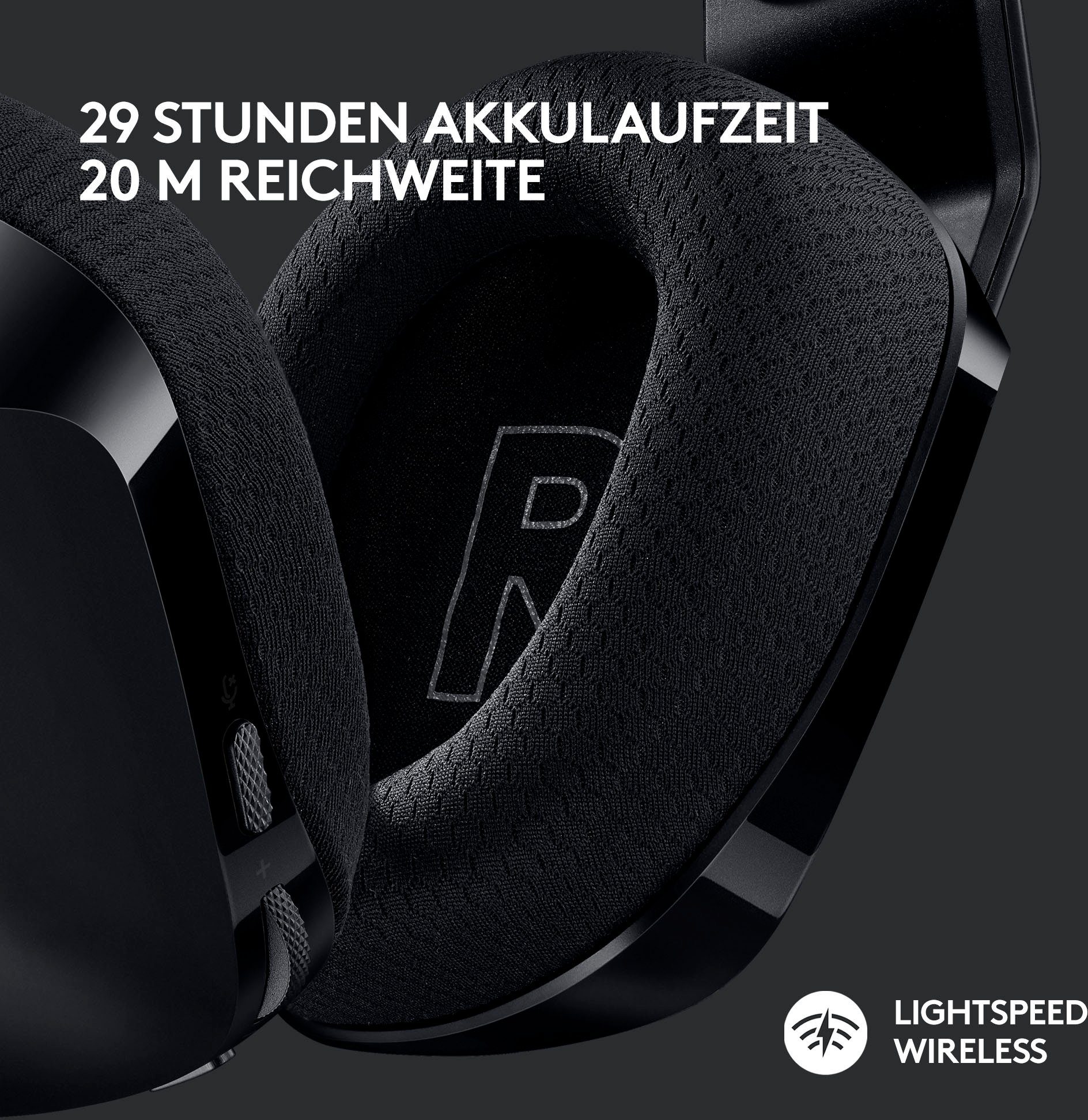 Logitech G G733 LIGHTSPEED Wireless RGB Gaming-Headset (Mikrofon abnehmbar, WLAN (WiFi)