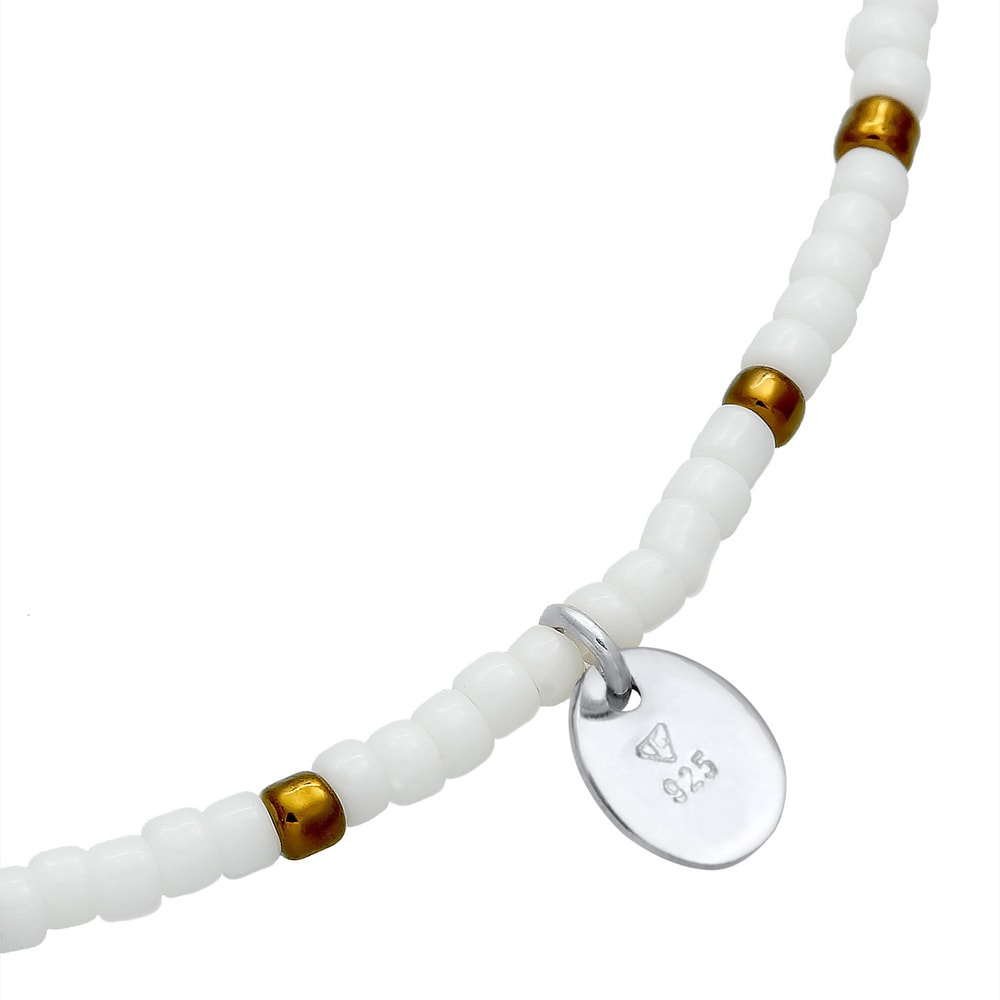 Elli Elli Bracelet Femme Tendance en Matière de Boules de Plaquettes en Argent Sterlin Bracelet
