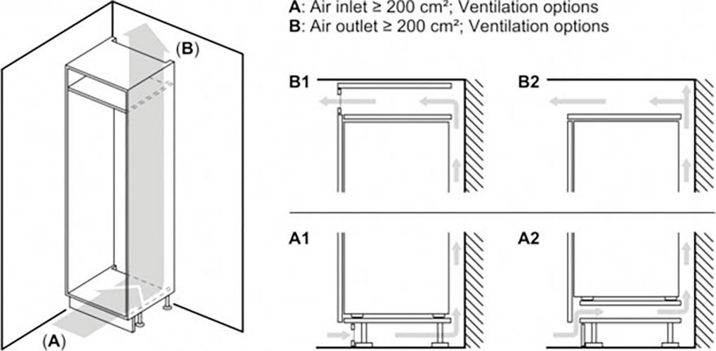 NEFF Einbaugefrierschrank N 70 GI7813CE0, 177,2 cm hoch, 55,8 cm breit
