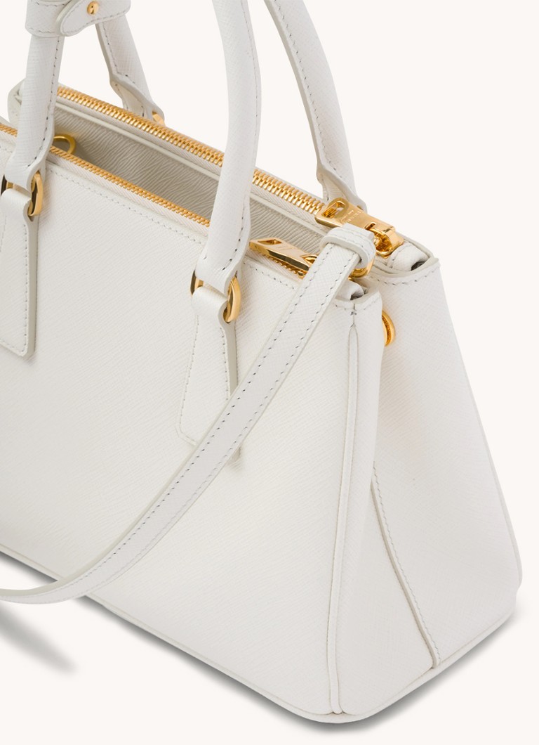 Prada Galleria leather handbag with detachable shoulder strap