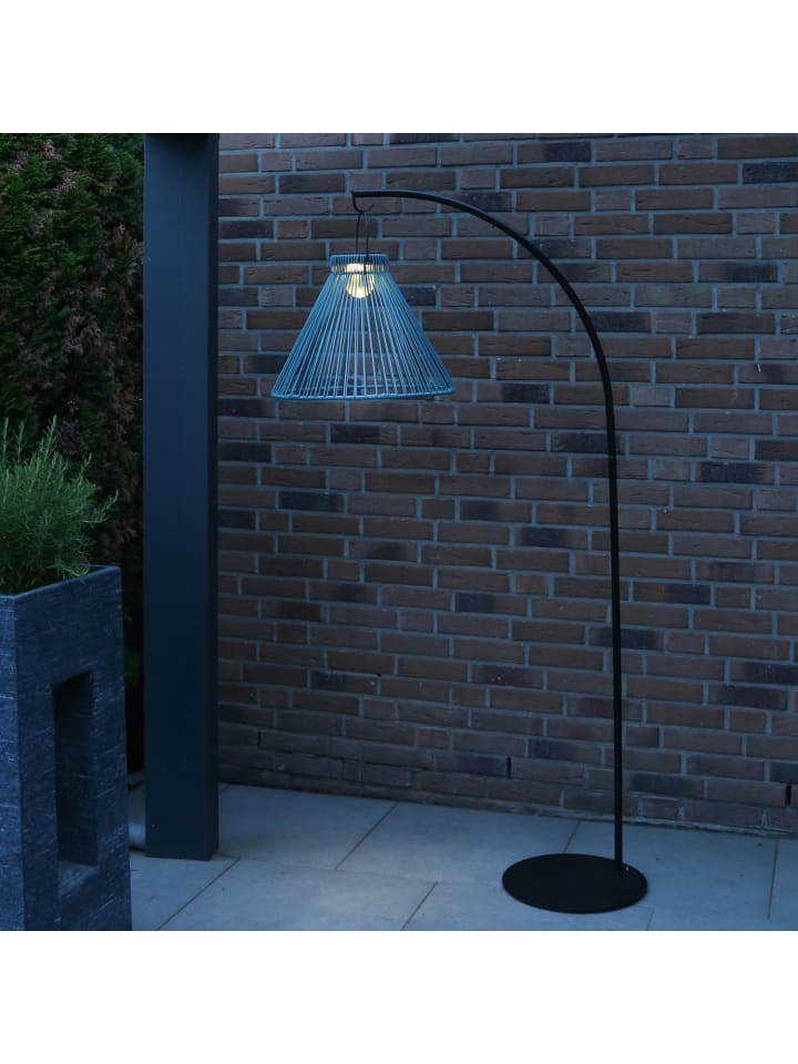 MARELIDA Lampenständer Lampenhalterung f. Lampen gebogen Metall 2m in schwarz günstig kaufen onesize