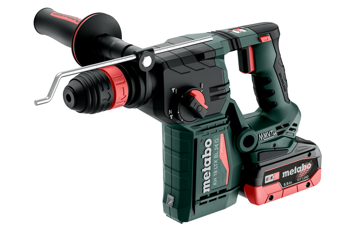 Metabo 601714660 KH 18 LTX BL 24 Q Accu combihamer SDS-Plus 18V 5,5Ah LiHD 601714660