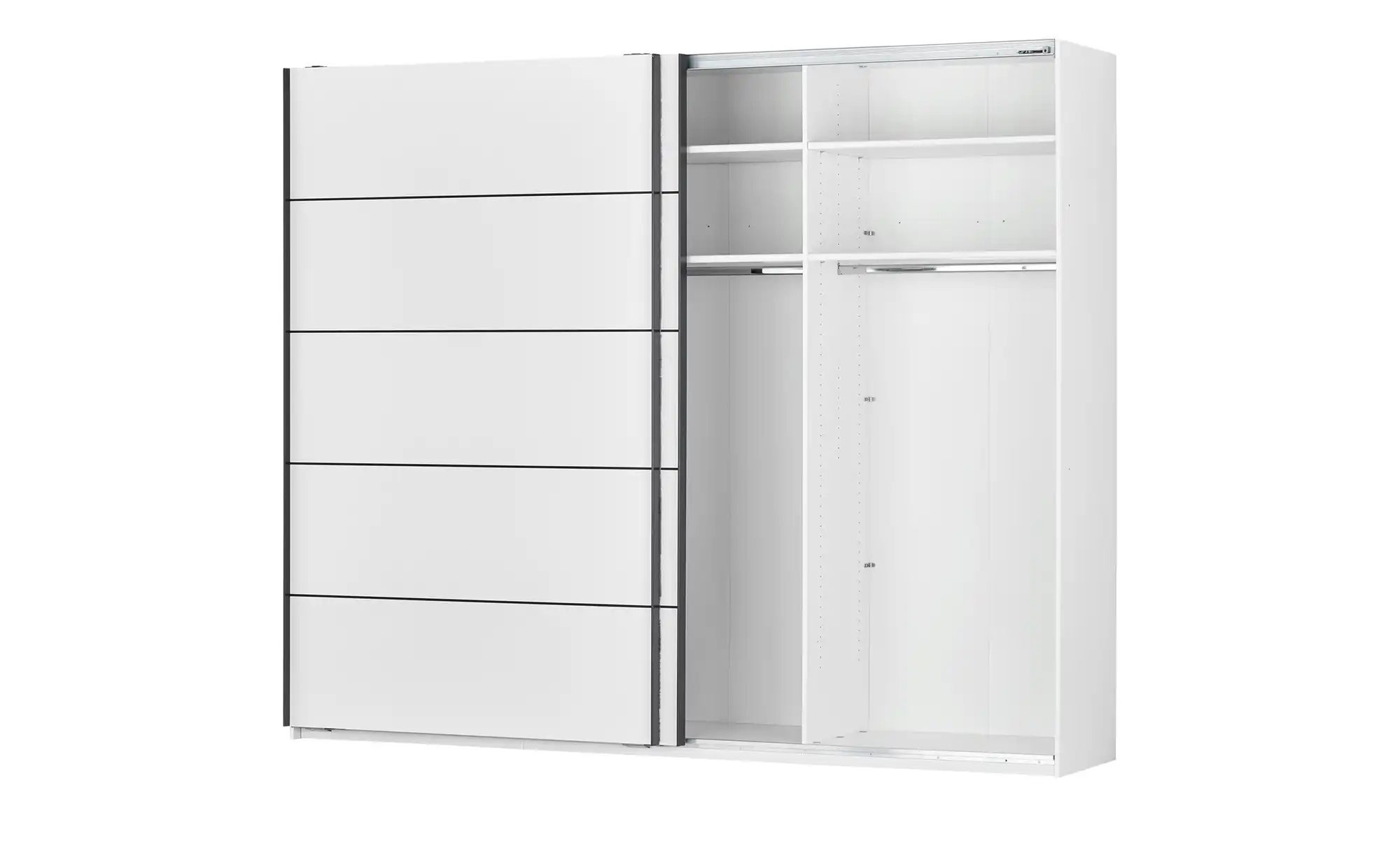 Primo Schwebetürenschrank, 2-türig Snow