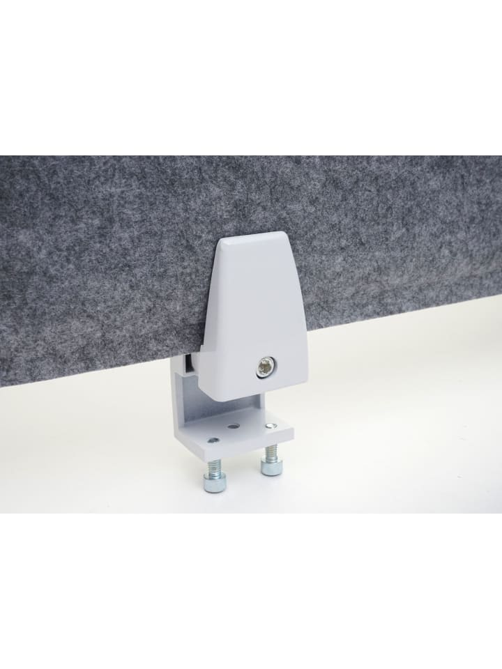 MCW Tischtrennwand G76, 100x30cm grau günstig kaufen onesize