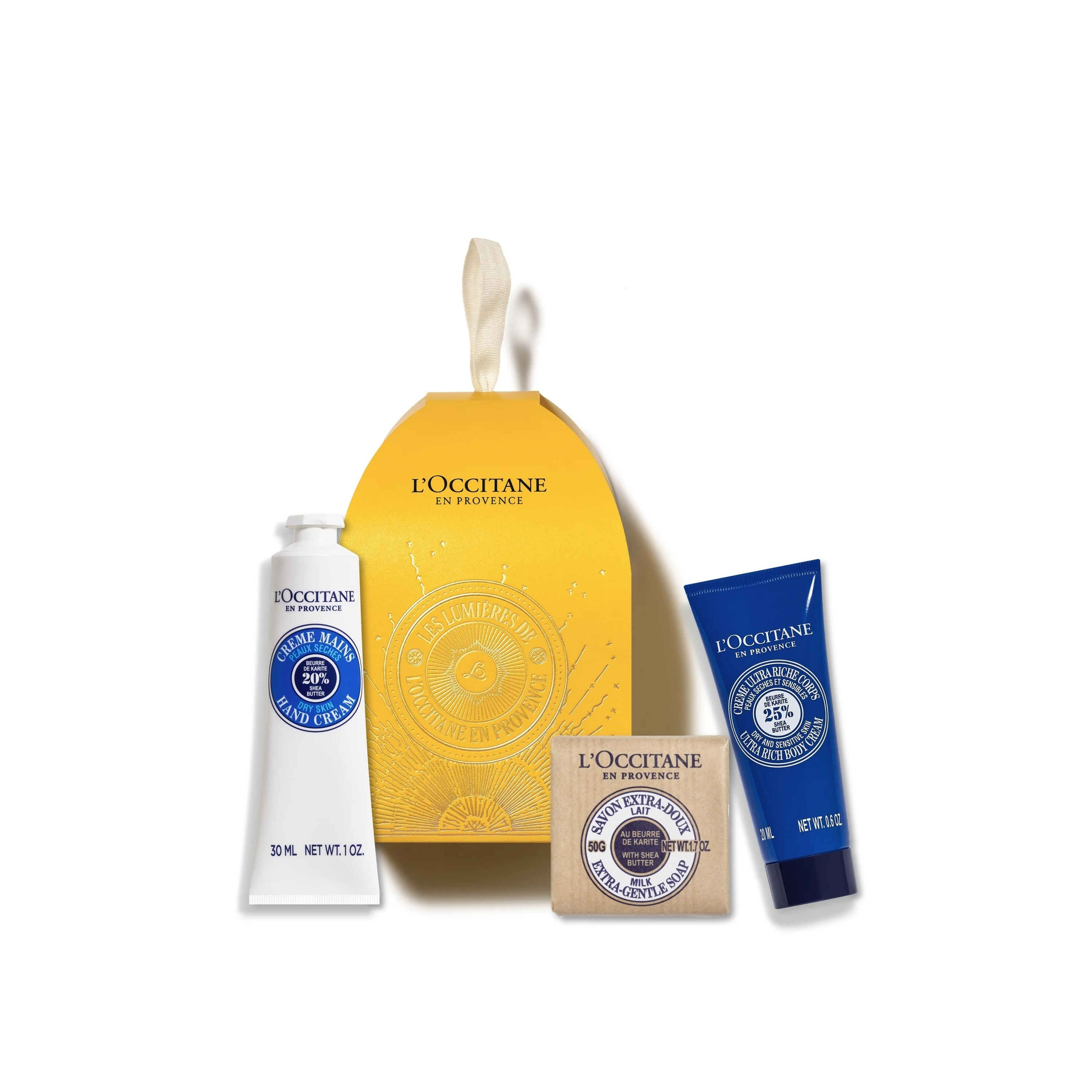 Shea Ornament Julegavesæt 25 stk. - Ansigts- og kropsgavesæt, Håndpleje, Kropscreme, Sæbe