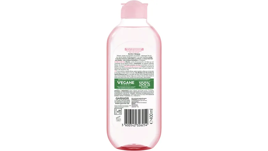 Garnier Skin Aktive Mizellenreinigungswasser Rose 400 ml