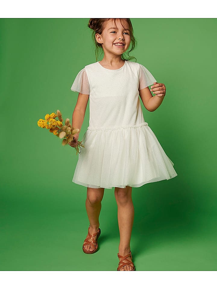 PETIT BATEAU Kleid in Weiß günstig kaufen 104
