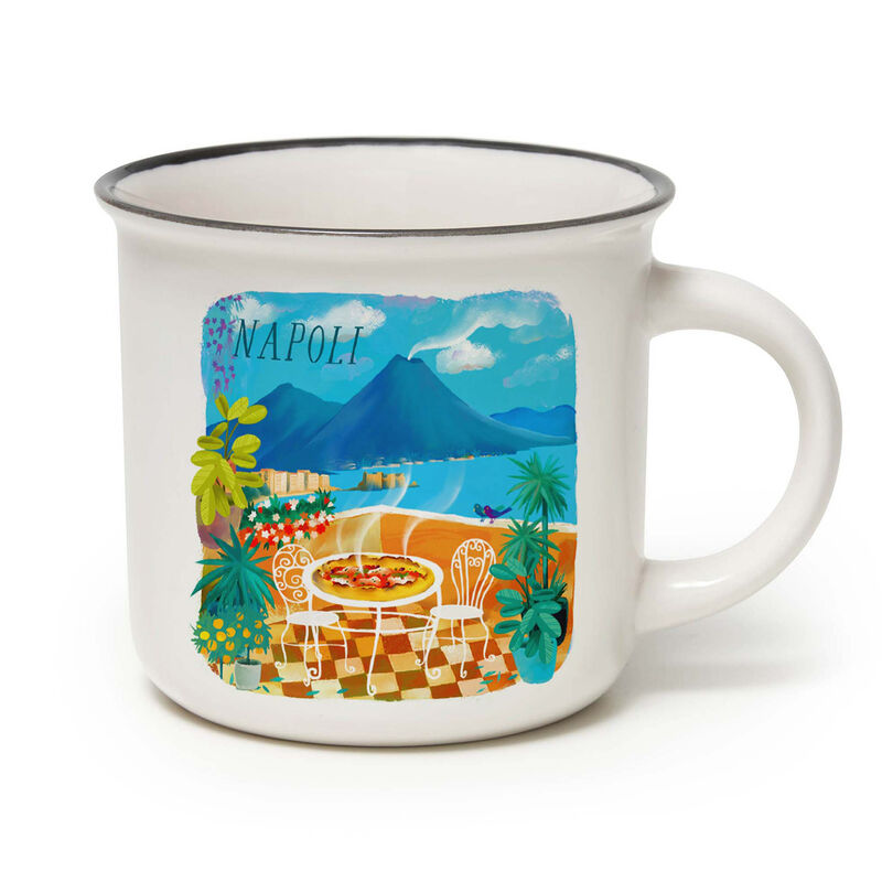 Taza de porcelana - Taza Puccino - Colección Ciudades del Mundo