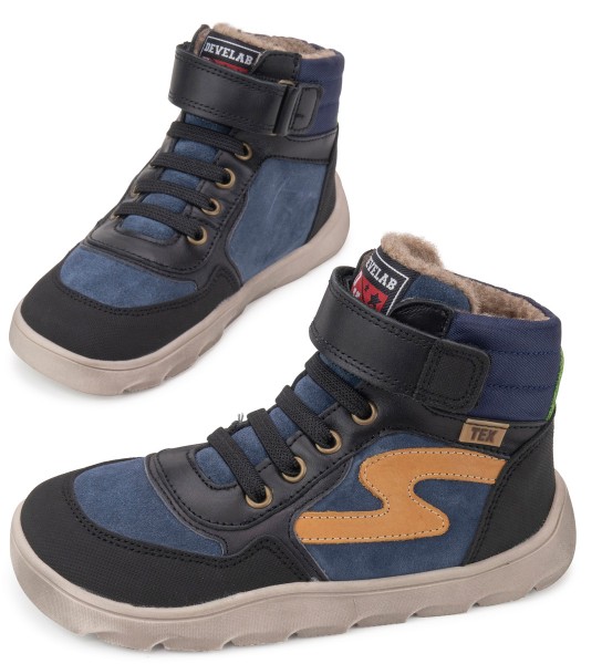 Develab ~ MidCut Schuh warm + TEX ~ Blue Combi