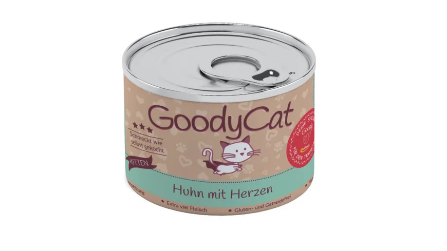 Goodycat Katzen Nassfutter Huhn mit Herzen & Leber 180 g