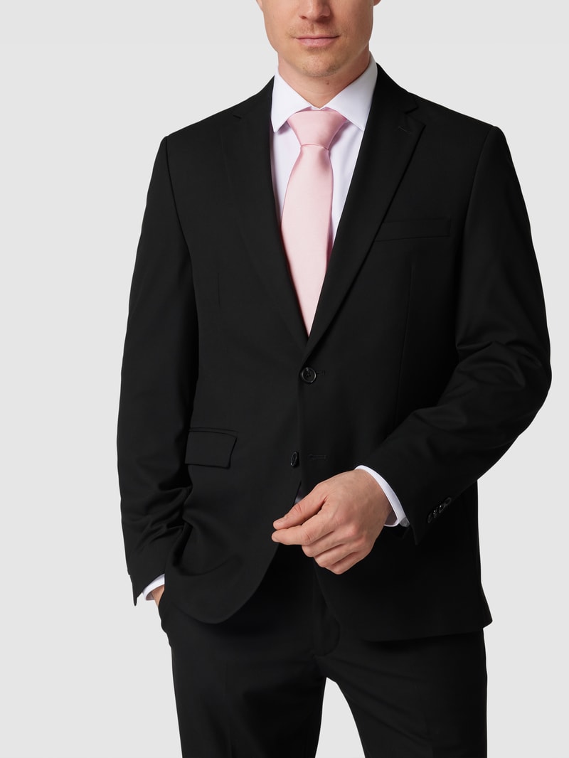Krawatte mit Label-Patch in rosa
