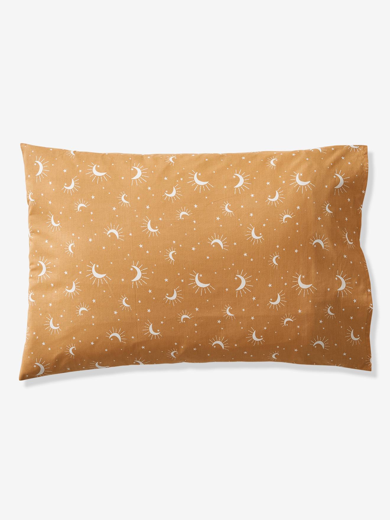 Parure housse de couette + taie d'oreiller enfant ASTRO Oeko-Tex® écru