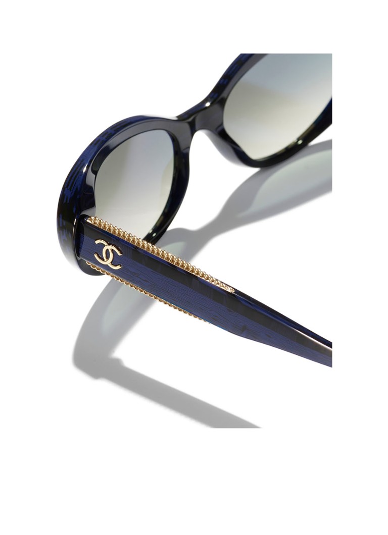 Ochelari de soare ovali Chanel