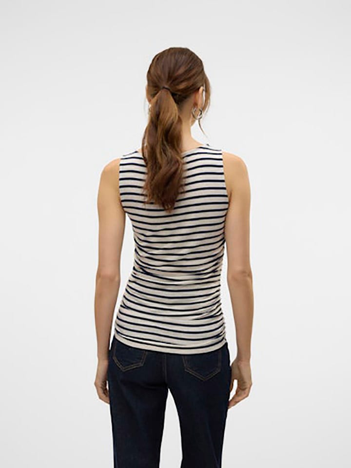 Vero Moda Top in Weiß/ Schwarz günstig kaufen