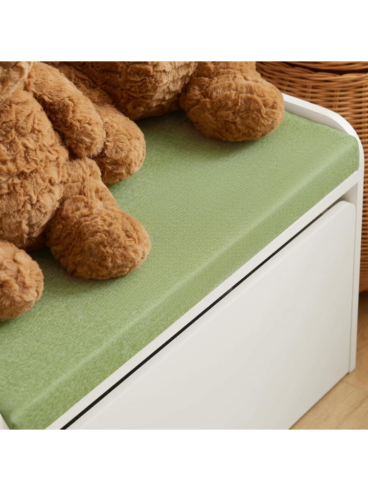 SoBuy Spielzeugtruhe in Weiß - (B)60 x (H)35 x (T)34cm günstig kaufen onesize