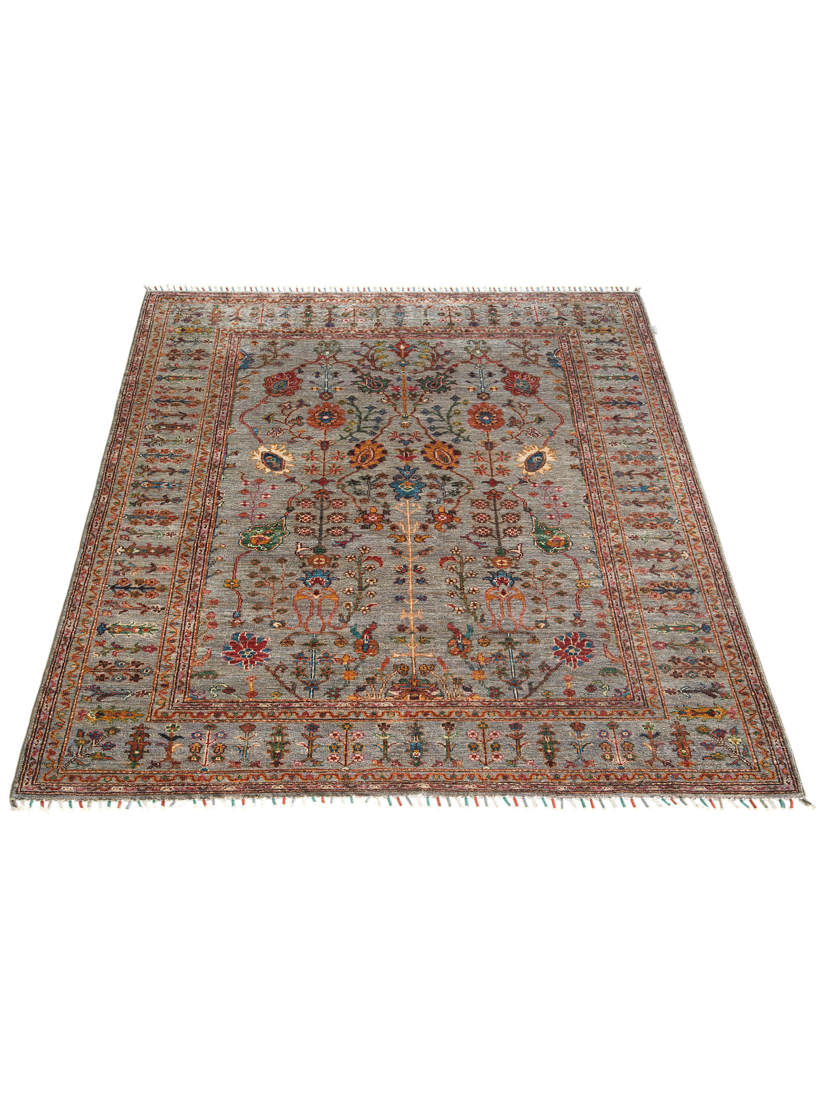 Kazak Ghazni ca. 154 x 195 cm, Unikat / Einzelstück