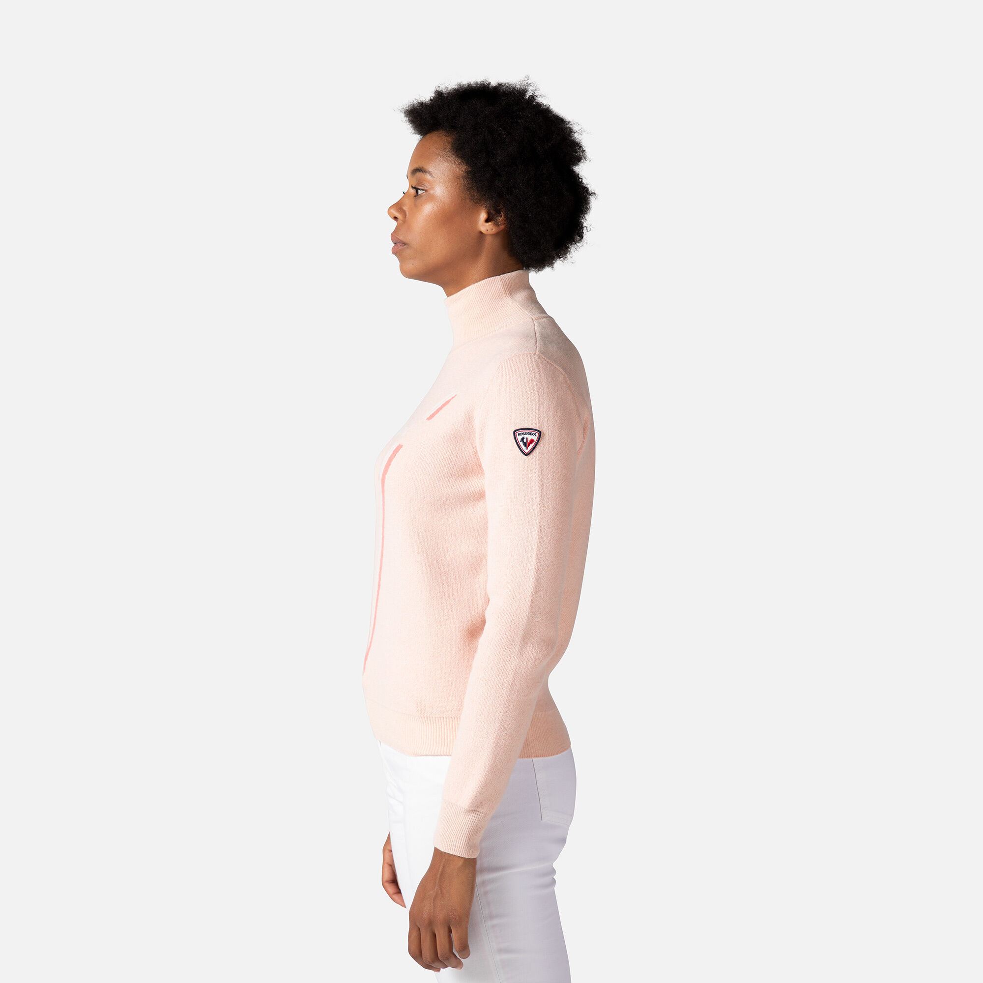 Pull en maille à col haut Victoire femme