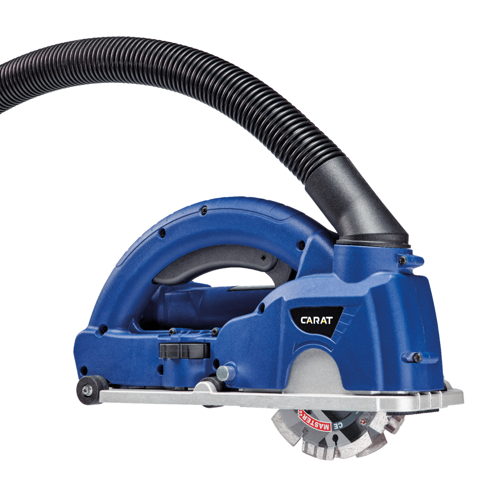 Macchina scanalatrice Carat MZSLB1255X SL-1255 DUSTEC + fresa per tubi Ø125x22,23MM