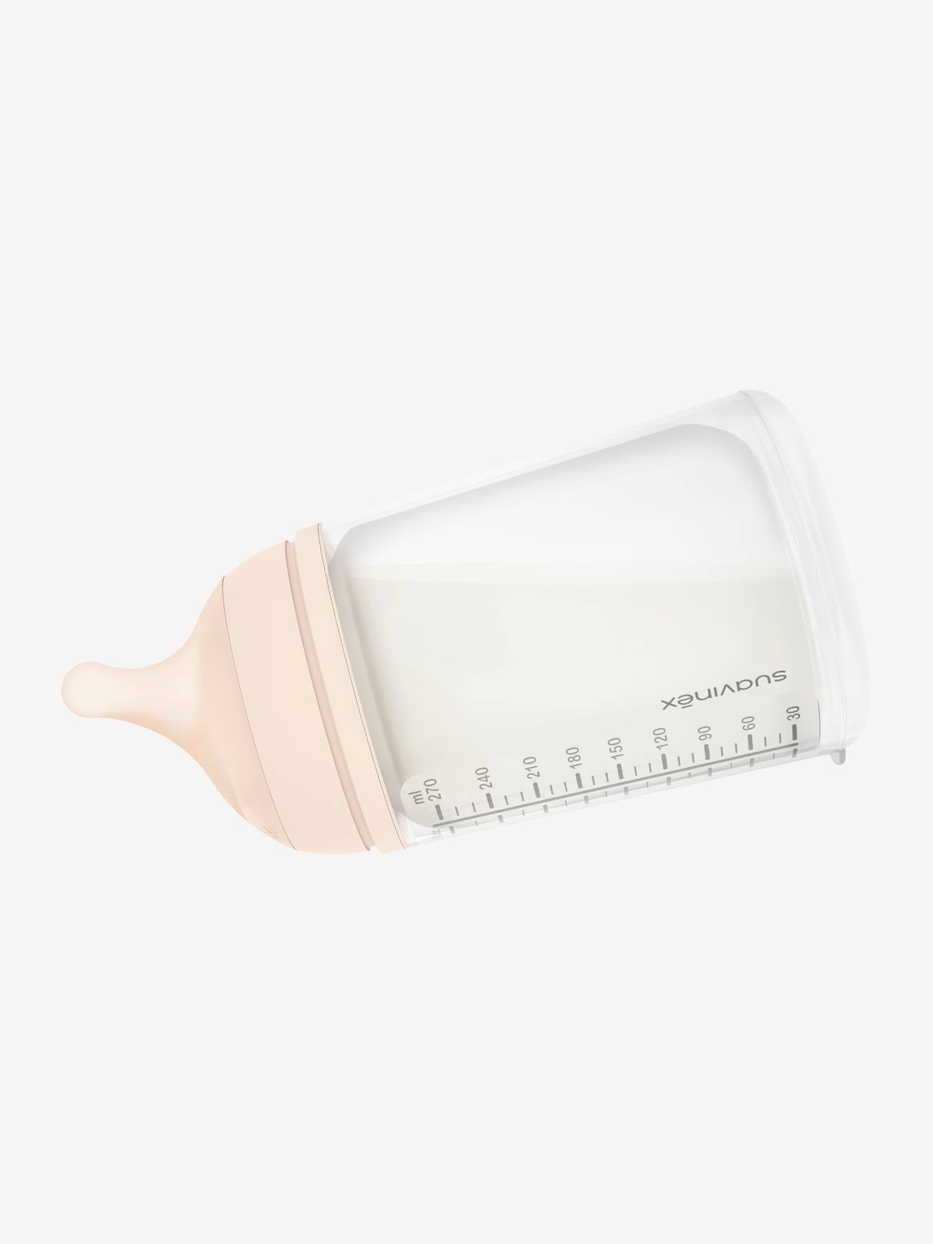 Lot de 2 tétines débit rapide (L) pour biberon Zerø.Zerø SUAVINEX peau